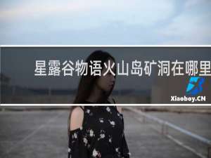 星露谷物语火山岛矿洞在哪里