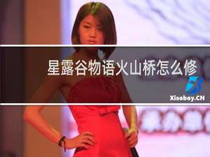 星露谷物语火山桥怎么修