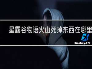 星露谷物语火山死掉东西在哪里拿