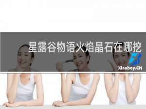 星露谷物语火焰晶石在哪挖