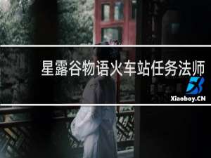 星露谷物语火车站任务法师