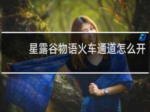 星露谷物语火车通道怎么开