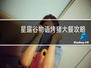 星露谷物语烤猪大餐攻略