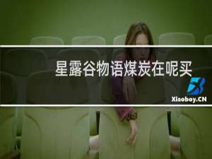 星露谷物语煤炭在呢买