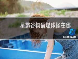 星露谷物语煤球怪在哪