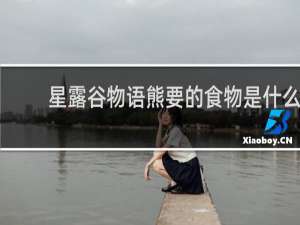 星露谷物语熊要的食物是什么