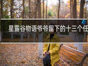 星露谷物语爷爷留下的十三个任务