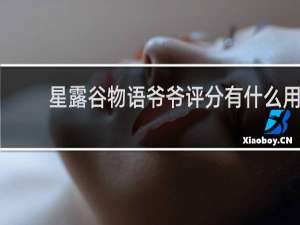 星露谷物语爷爷评分有什么用