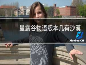 星露谷物语版本几有沙漠
