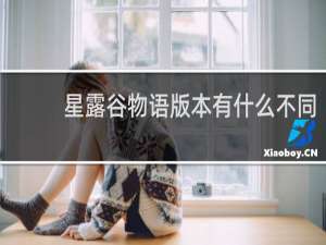 星露谷物语版本有什么不同