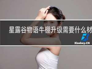 星露谷物语牛棚升级需要什么材料