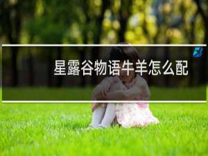 星露谷物语牛羊怎么配