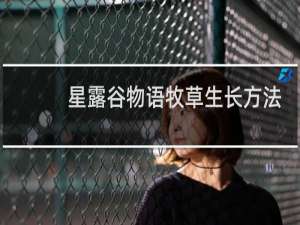 星露谷物语牧草生长方法