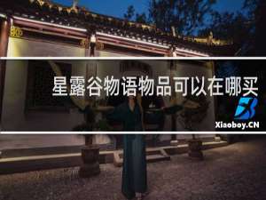 星露谷物语物品可以在哪买