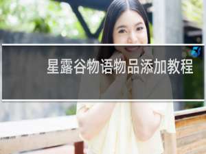 星露谷物语物品添加教程