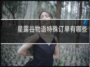 星露谷物语特殊订单有哪些