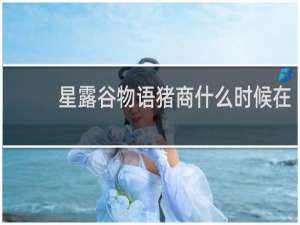 星露谷物语猪商什么时候在