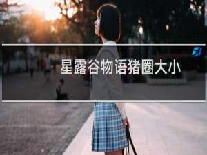 星露谷物语猪圈大小