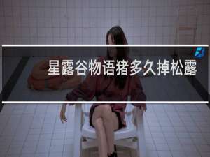 星露谷物语猪多久掉松露