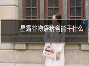星露谷物语猪舍能干什么