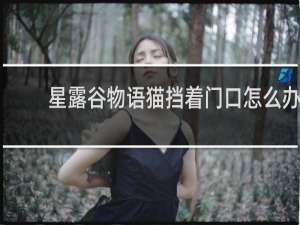 星露谷物语猫挡着门口怎么办