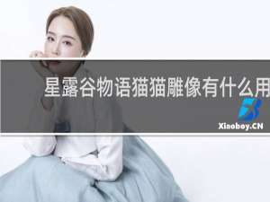 星露谷物语猫猫雕像有什么用