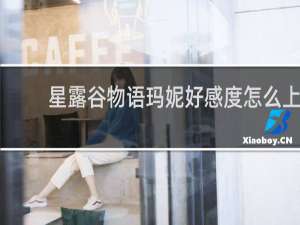 星露谷物语玛妮好感度怎么上
