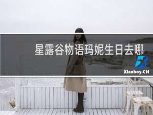 星露谷物语玛妮生日去哪