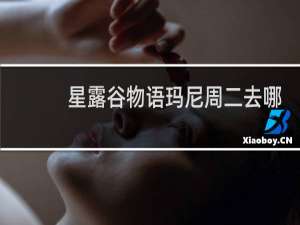 星露谷物语玛尼周二去哪