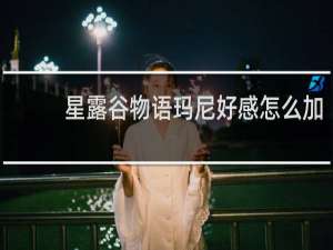星露谷物语玛尼好感怎么加