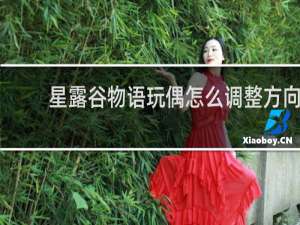 星露谷物语玩偶怎么调整方向