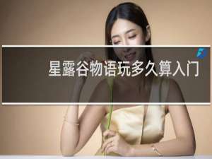 星露谷物语玩多久算入门