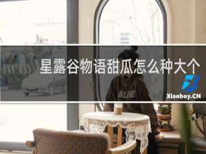 星露谷物语甜瓜怎么种大个