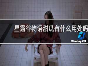 星露谷物语甜瓜有什么用处吗