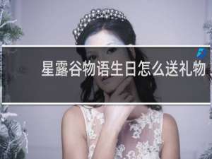 星露谷物语生日怎么送礼物