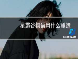 星露谷物语用什么酿造