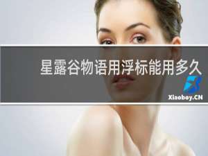 星露谷物语用浮标能用多久