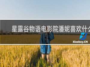 星露谷物语电影院潘妮喜欢什么
