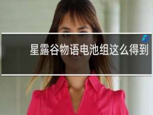 星露谷物语电池组这么得到