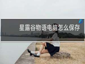 星露谷物语电脑怎么保存