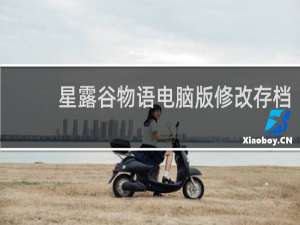 星露谷物语电脑版修改存档