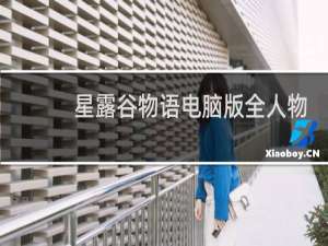 星露谷物语电脑版全人物