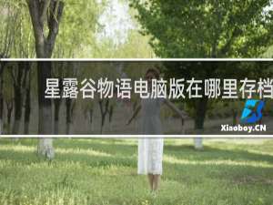 星露谷物语电脑版在哪里存档