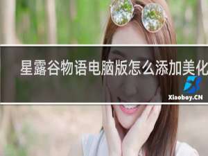 星露谷物语电脑版怎么添加美化包