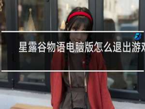 星露谷物语电脑版怎么退出游戏