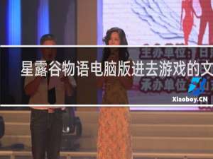 星露谷物语电脑版进去游戏的文件