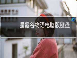 星露谷物语电脑版键盘