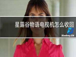 星露谷物语电视机怎么收回