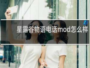 星露谷物语电话mod怎么样