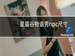 星露谷物语男npc尺寸